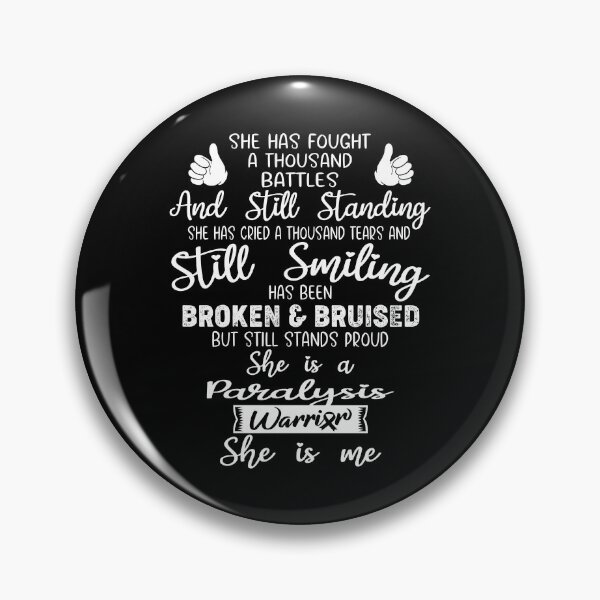 Item preview, Paralysis Warrior SHE IS ME - Support Paralysis Fighter Gifts designed and sold by Berriosly.