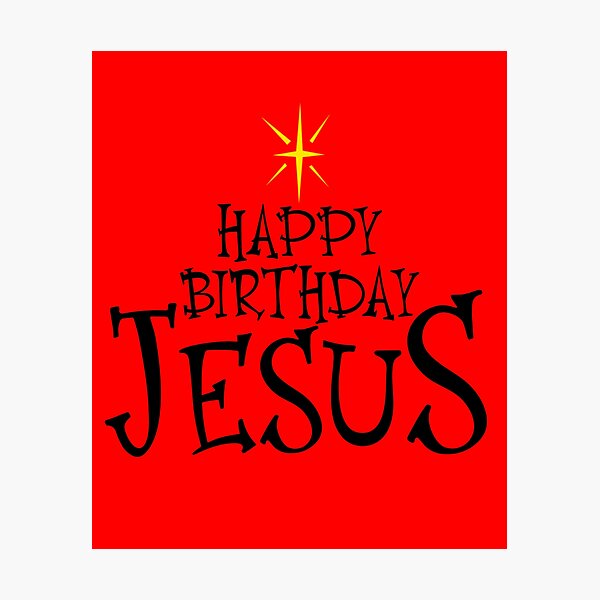 Aperçu de l'œuvre Happy Birthday Jesus Christmas Happy Birthday Jesus Gear créée et vendue par DynamicDesign.