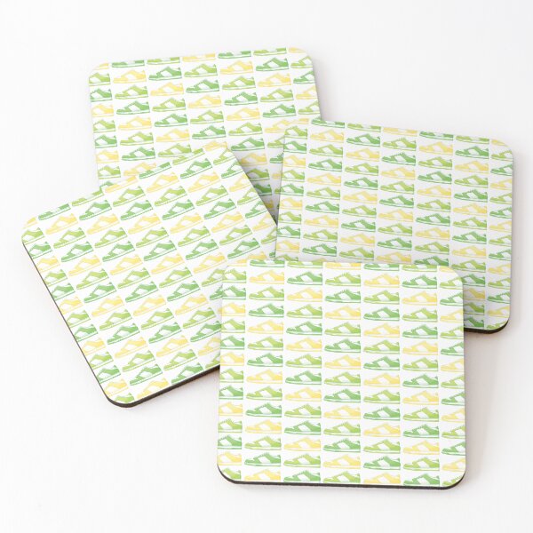 Item preview, Pastel Sneakers Print Yellow, Lime and Green designed and sold by overlychromatic.