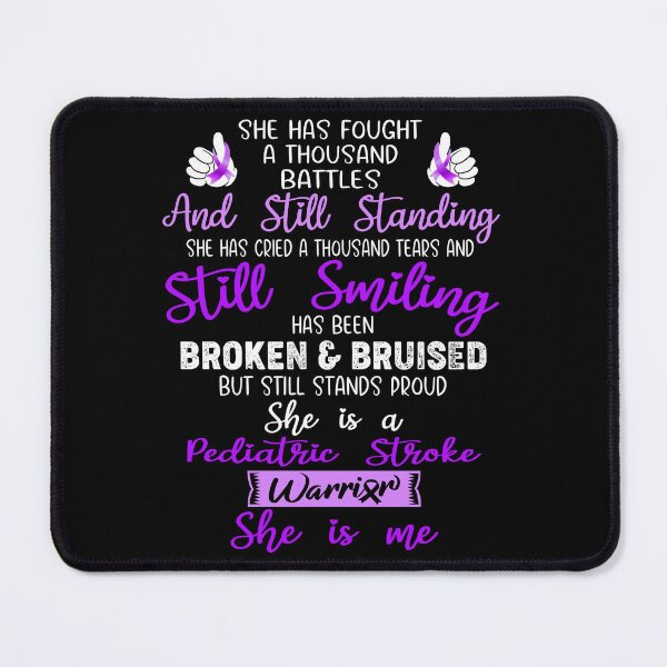 Item preview, Pediatric Stroke Warrior SHE IS ME - Support Pediatric Stroke Fighter Gifts designed and sold by Berriosly.