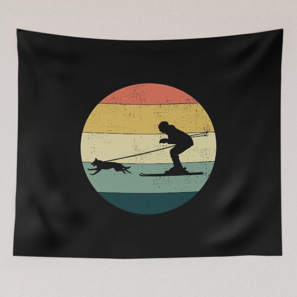 Item preview, Dog Skijoring Extreme Winter Sport Ski Race Racing designed and sold by TastefulTees.