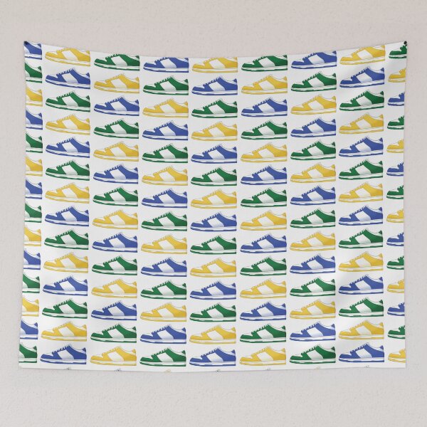 Item preview, Sneaker Print Yellow, Green, and Royal Blue designed and sold by overlychromatic.