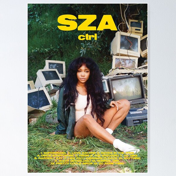 Item preview, SZA Ctrl Portrait designed and sold by rebbaccaadams.