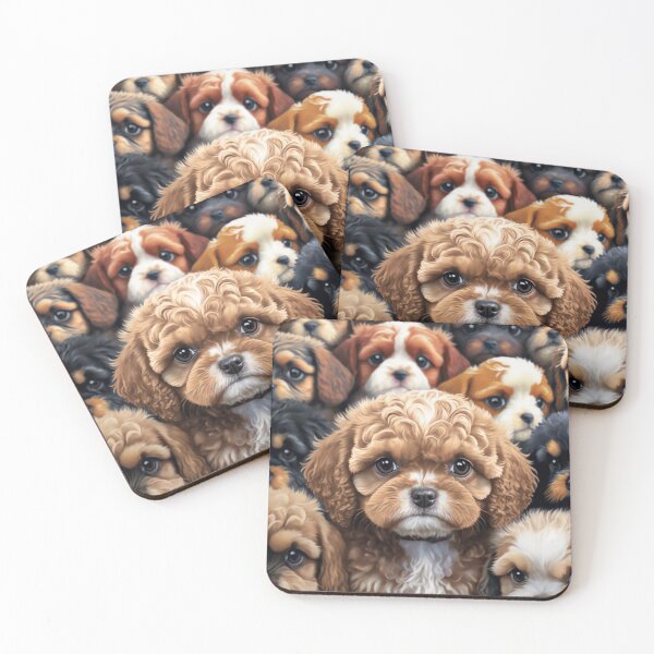 Item preview, Beautiful Collage of Cavoodles, so many adorable faces, dogs are the best! designed and sold by Orianah.