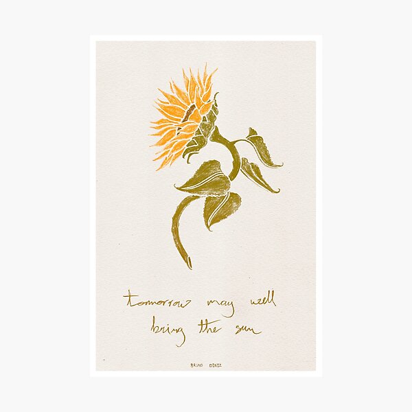 Item preview, tomorrow bring the sun designed and sold by Bruno Diniz.