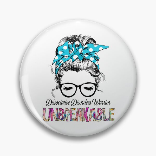 Item preview, Dissociative Disorders Warrior - UNBREAKABLE - Dissociative Disorders Ribbon designed and sold by Tifrop.