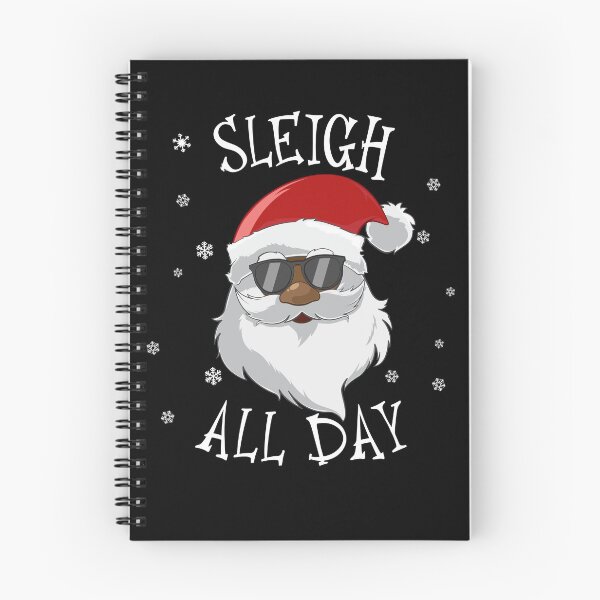 Item preview, Sleigh All Day Black Santa Funny Christmas Sleigh All Day Gear designed and sold by DynamicDesign.