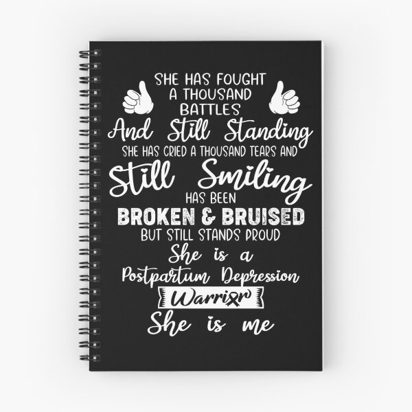 Item preview, Postpartum Depression Warrior SHE IS ME - Support Postpartum Depression Fighter Gifts designed and sold by Berriosly.