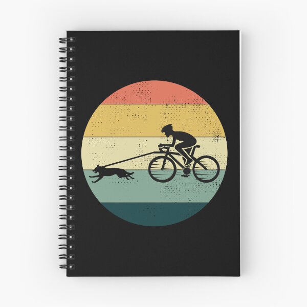 Item preview, Bikejoring DogScooting Dog Sport Outdoor Vintage Retro designed and sold by TastefulTees.