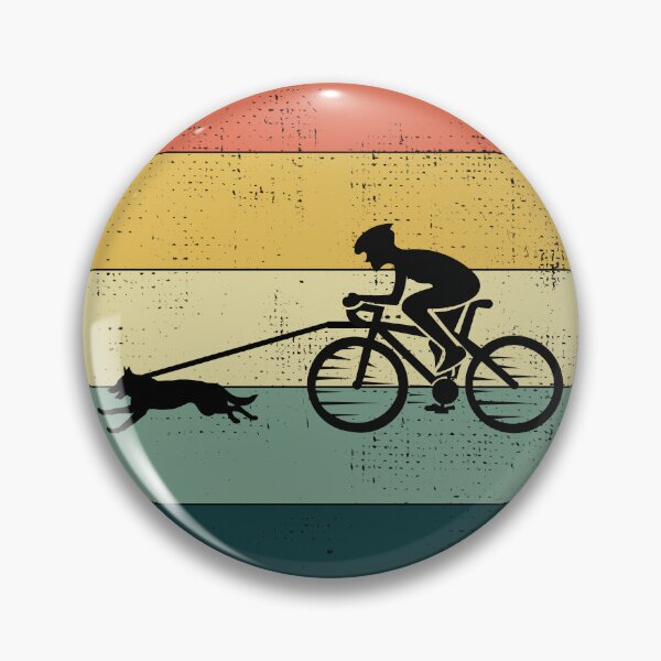Item preview, Bikejoring DogScooting Dog Sport Outdoor Vintage Retro designed and sold by TastefulTees.