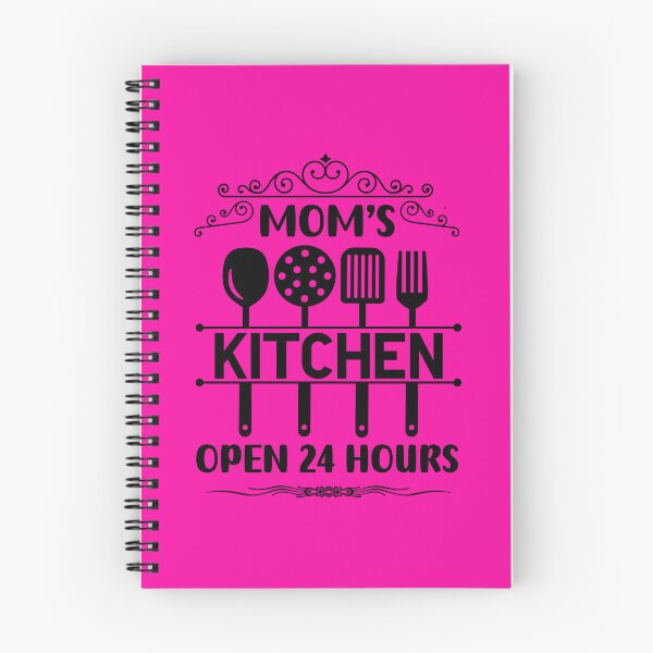 Item preview, Mom's Kitchen Open 24 Hours, Funny Kitchen Quote, Cooking Quote designed and sold by DesignHouse07.