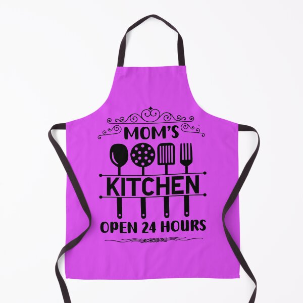 Item preview, Mom's Kitchen Open 24 Hours, Funny Kitchen Quote, Cooking Quote designed and sold by DesignHouse07.