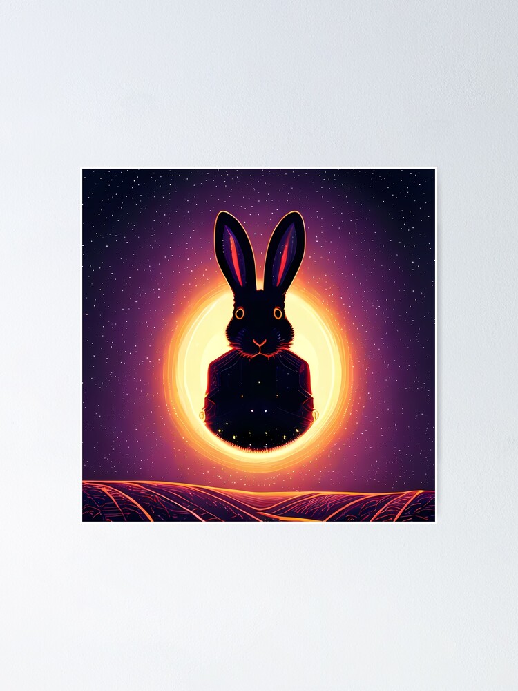 "Year of the rabbit stars" Poster for Sale by BigBrainArtwork Redbubble