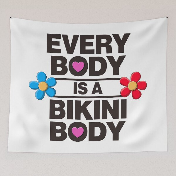 Item preview, Every Body Is A Bikini Body - Self Love designed and sold by Picket Club.