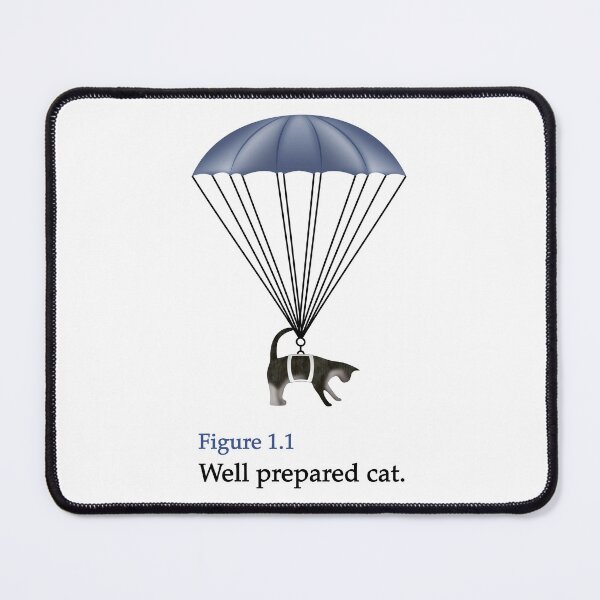 Item preview, well prepared parachute lol cat designed and sold by AlienAardvark.