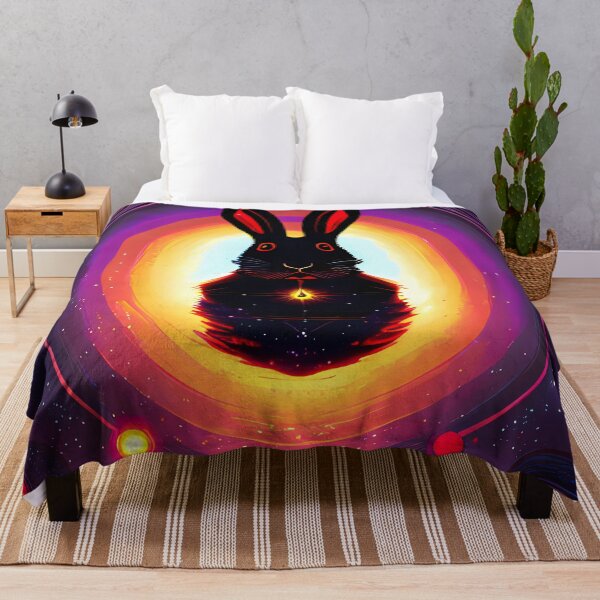 Item preview, Chinese zodiac rabbit galaxy designed and sold by BigBrainArtwork.