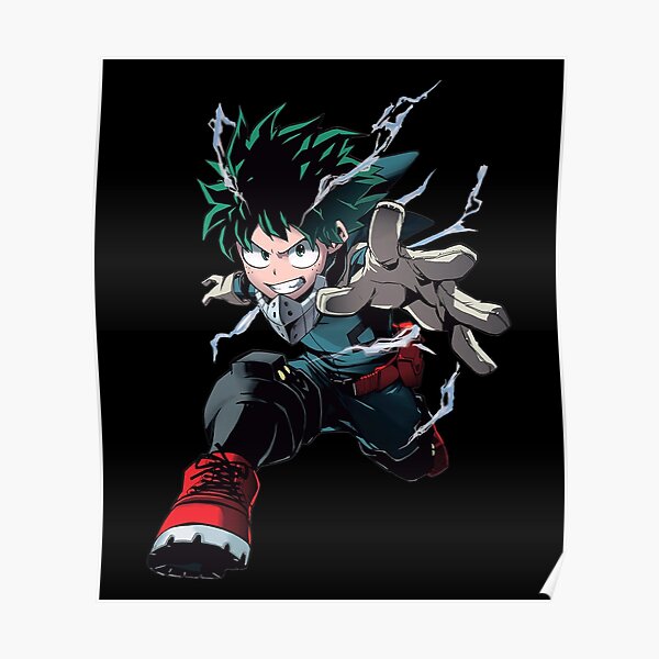 Deku Boku No Hero Poster For Sale By Zai01 Redbubble 8720