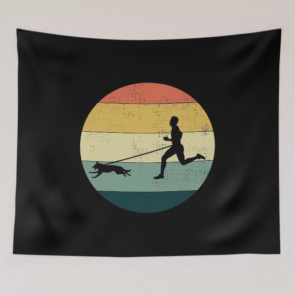 Item preview, Canicross Trail Running Dog Sport Vintage Retro designed and sold by TastefulTees.