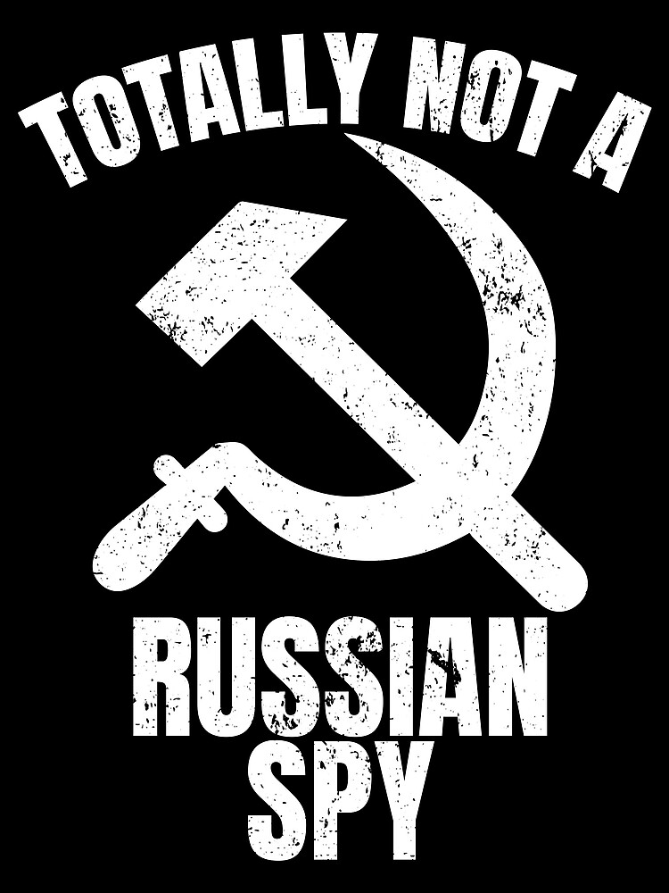 Thumbnail 3 von 3, Tuch, Totally Not A Russian Spy Russian Flag Not A Russian Spy Gear designt und verkauft von DynamicDesign.
