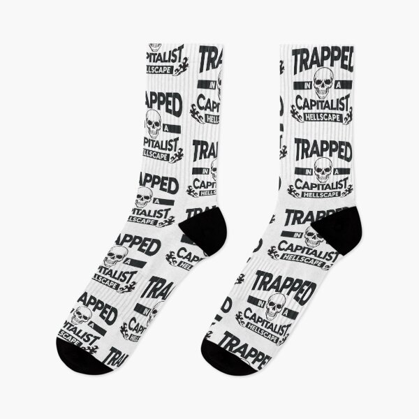 Item preview, Trapped In A Capitalist Hellscape designed and sold by Picket Club.