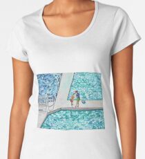 Abstract Iceburg's pool Women's Premium T-Shirt