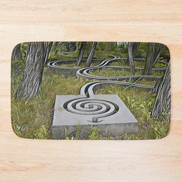 Item preview, Curious Stone Maze pointing through the Trees designed and sold by TastyTonic.