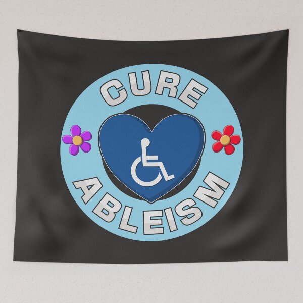 Item preview, Cure Ableism - Disability Activist designed and sold by Picket Club.
