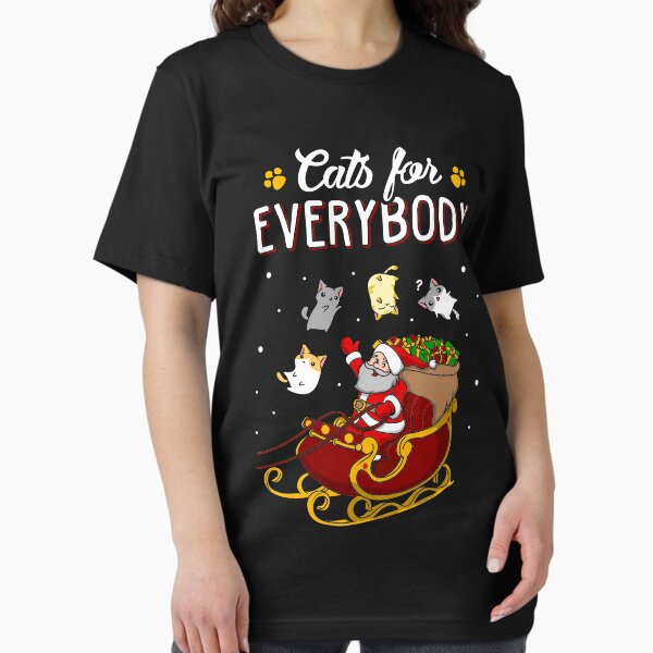 Item preview, Cats For Everybody Funny Ugly Christmas Sweatshirt designed and sold by KsuAnn.