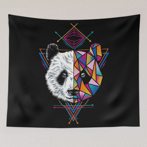 Item preview, Geometric Panda designed and sold by eggzoo.
