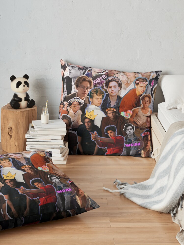 Alternate view of Cole Sprouse Collage Floor Pillow