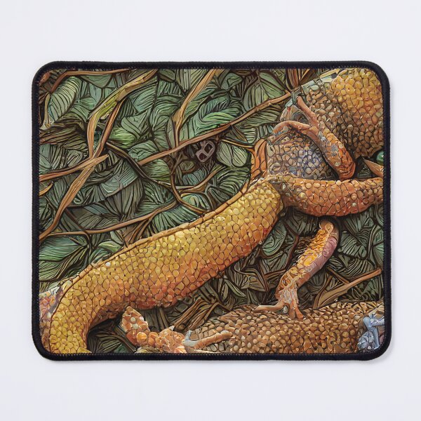 Artikelvorschau, Gecko und Braches - nahtloses Muster entworfen und verkauft von Chubuter.