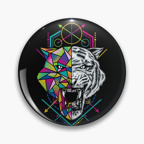 Item preview, Geometric Tiger designed and sold by eggzoo.