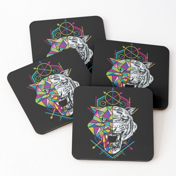 Item preview, Geometric Tiger designed and sold by eggzoo.