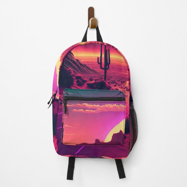 Item preview, Futurist Horizons: A Synthwave Mountain Scene designed and sold by Mullet Monkey.