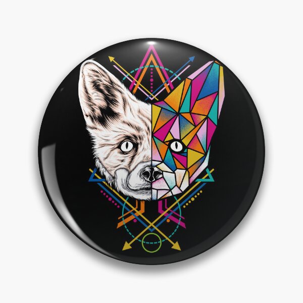 Item preview, Geometric Fox designed and sold by eggzoo.