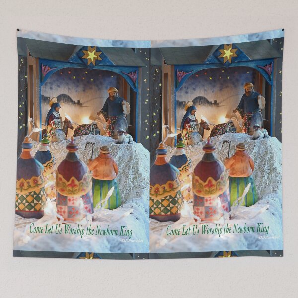Item preview, Come Let Us Worship the Newborn King designed and sold by Tdcc2000.