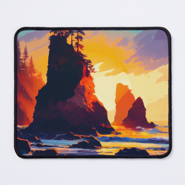 Item preview, Olympic National Park impressionist art designed and sold by Patrick Edwards.