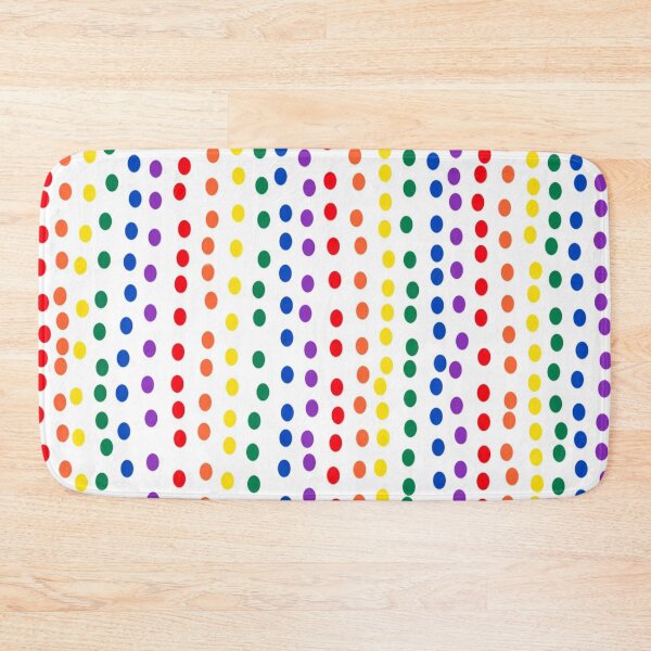 Item preview, Rainbow Dots On White designed and sold by DanielleGensler.