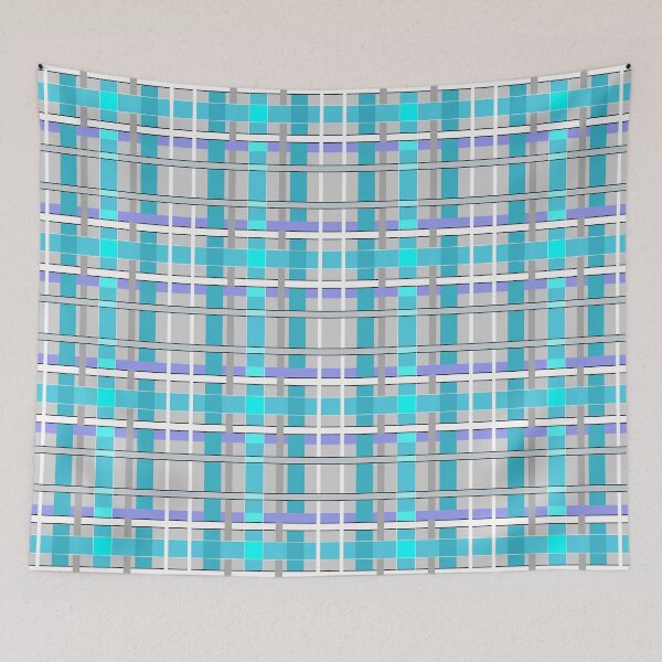 Aperçu de l'œuvre Plaid bleu gris créée et vendue par fuzzyfox.
