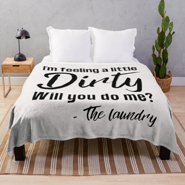 Item preview, Funny Laundry Sign, I'm feeling a little dirty, will you do me? designed and sold by Click-Like.