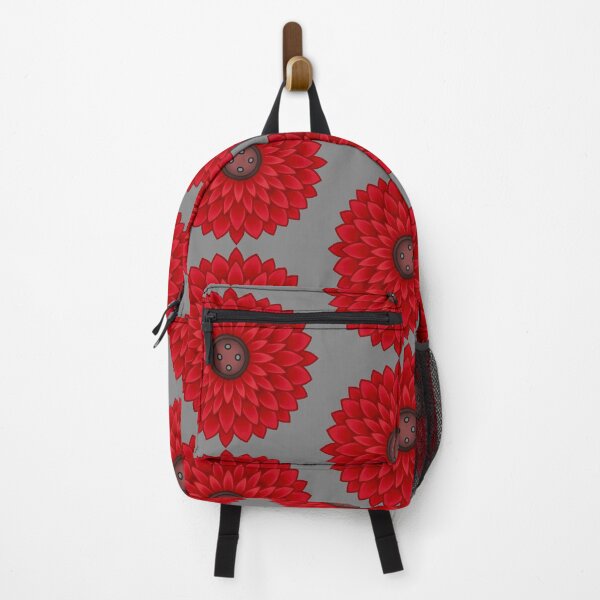 Item preview, BUTTON FLOWER ‘Dahlia’ (red) designed and sold by emmafdc.