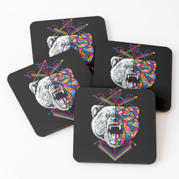 Item preview, Geometric Bear designed and sold by eggzoo.