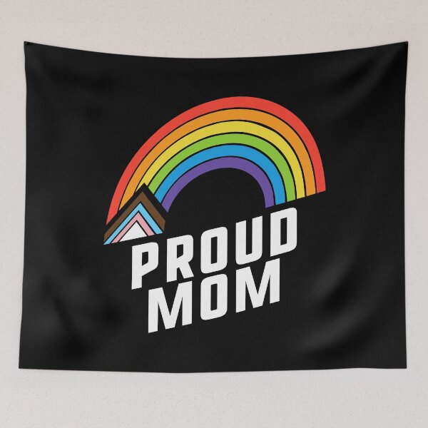 Item preview, Proud Mom With Pride Mother Gay Pride LGBT Rainbow designed and sold by QueenOfPrint.