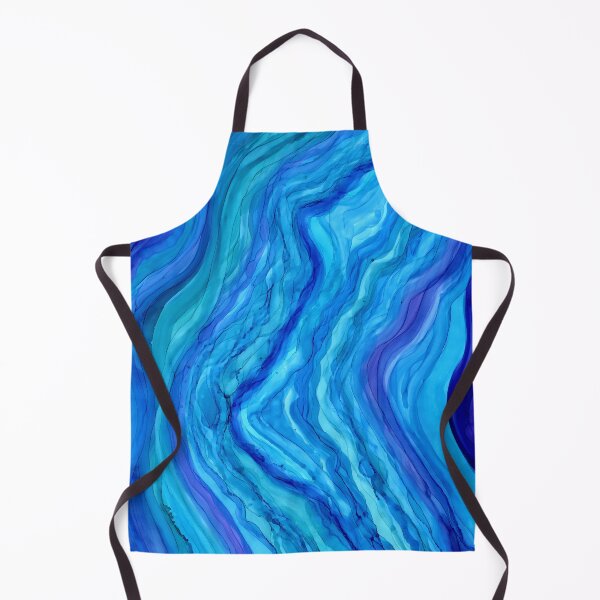 Artikelvorschau, Beruhigende blaue flüssige Kunst, entworfen und verkauft von thiscreativegem.