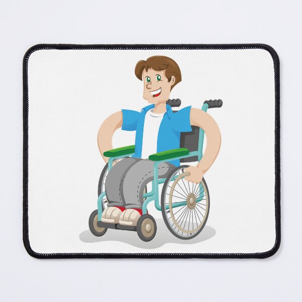 Item preview, Illustration represents a young male wheelchair user signaling ok. Ideal for educational and institutional materials designed and sold by LucianoCosmo.