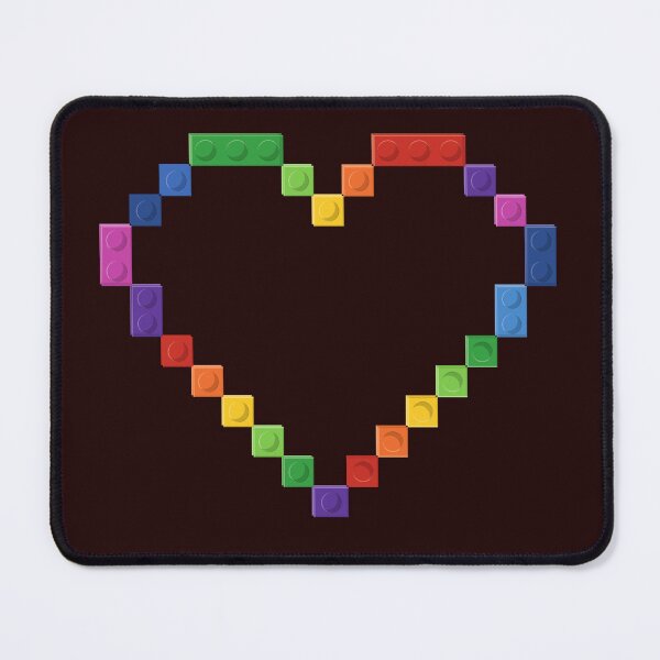 Item preview,  Building Bricks Plastic Blocks Heart Valentines  designed and sold by BeansHotTees.