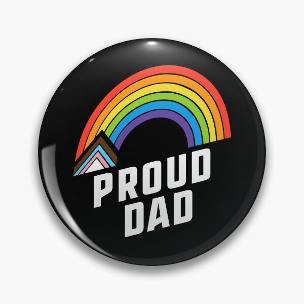 Item preview, Proud Dad With Pride Father Gay Pride LGBT Rainbow designed and sold by QueenOfPrint.