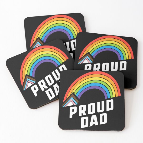 Item preview, Proud Dad With Pride Father Gay Pride LGBT Rainbow designed and sold by QueenOfPrint.
