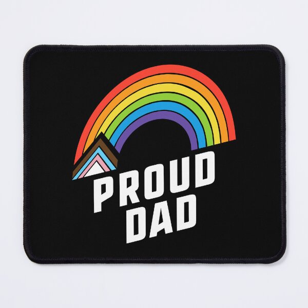 Item preview, Proud Dad With Pride Father Gay Pride LGBT Rainbow designed and sold by QueenOfPrint.