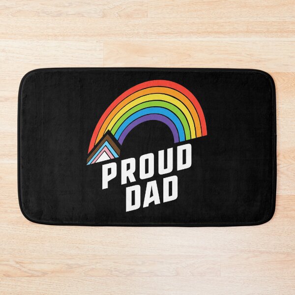 Item preview, Proud Dad With Pride Father Gay Pride LGBT Rainbow designed and sold by QueenOfPrint.
